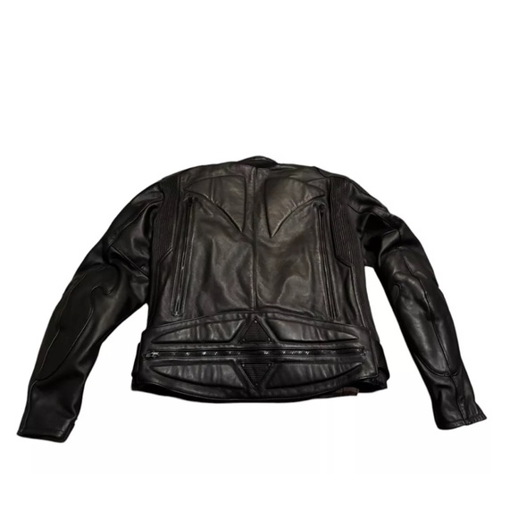 First Gear S Pilot Black Leather Jacket With Thermoliner Size 44 Motorcycle - Picture 2 of 14